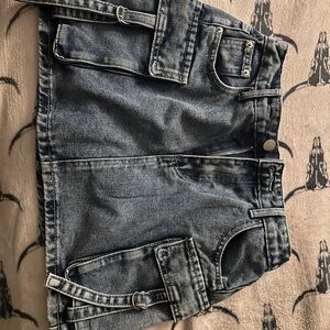 Charlotte Russe Blue Denim Skirt